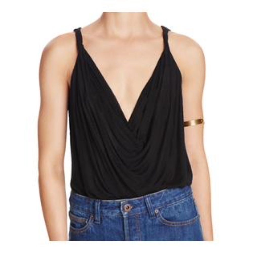 Free People Undertow Pleated Front‎ Tank Top Sz S